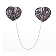 Embellished Heart Shaped Pasties in Pink