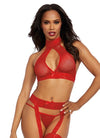 3-piece hosiery bodystocking set