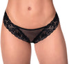 Low-Rise Sheer Stretch Mesh Thong