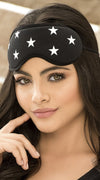 Stars Sleep Mask in Black