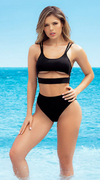 Summertime 2 Piece Bikini In Black