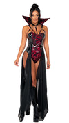 2pc Piercing Beauty Vampire Costume