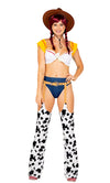 3pc Playful Cowgirl Costume