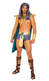 5pc Mens King Pharaoh of Egypt Costume