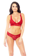 Funky Lace Cheeky Panty in Red