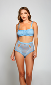 Allover lace and fine mesh Bra Set