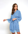 Soft viscose robe