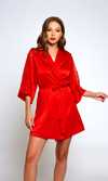 Luxury Red Satin  Robe