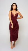 Tania Empire Waist Satin Midi Nightdress