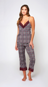 Plaid Print Jessie Pajama Set