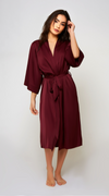 Burgundy Forest Robe
