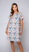 Soft Printed Floral Elie Short Sleep Dress