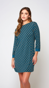 Malachite 3/4-Sleeve Chemise