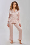 Pink Pinstripe Pajama Set