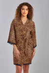 Soft All Over Leopard Print Robe