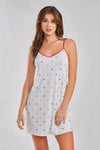 Soft All Over Heart Print Chemise