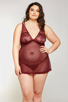 Soft cup mesh lace Aurora Babydoll