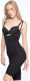 Seamless Underbust Full Bodysuit with Adjustable Straps