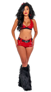 3pc Playful Santa Costume