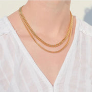 14K Gold Plated Unisex Cuban Chain 4mm